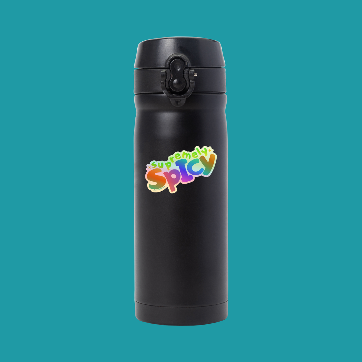 Supremely Spicy Holographic - Neurodivergence Pride Sticker - Durable Waterproof Vinyl