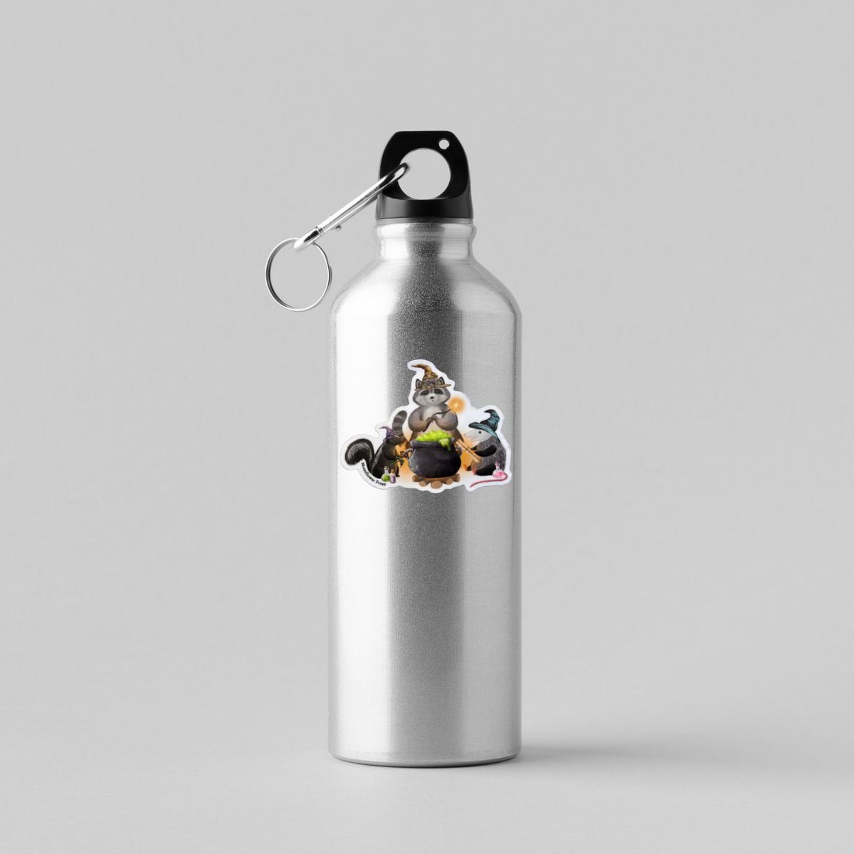 Witchy Campfire Trashcats Vinyl Sticker