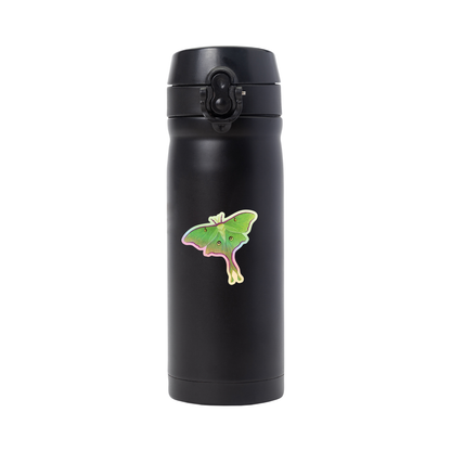 Lovely Luna Moth Sticker - Holographic Waterproof Vinyl
